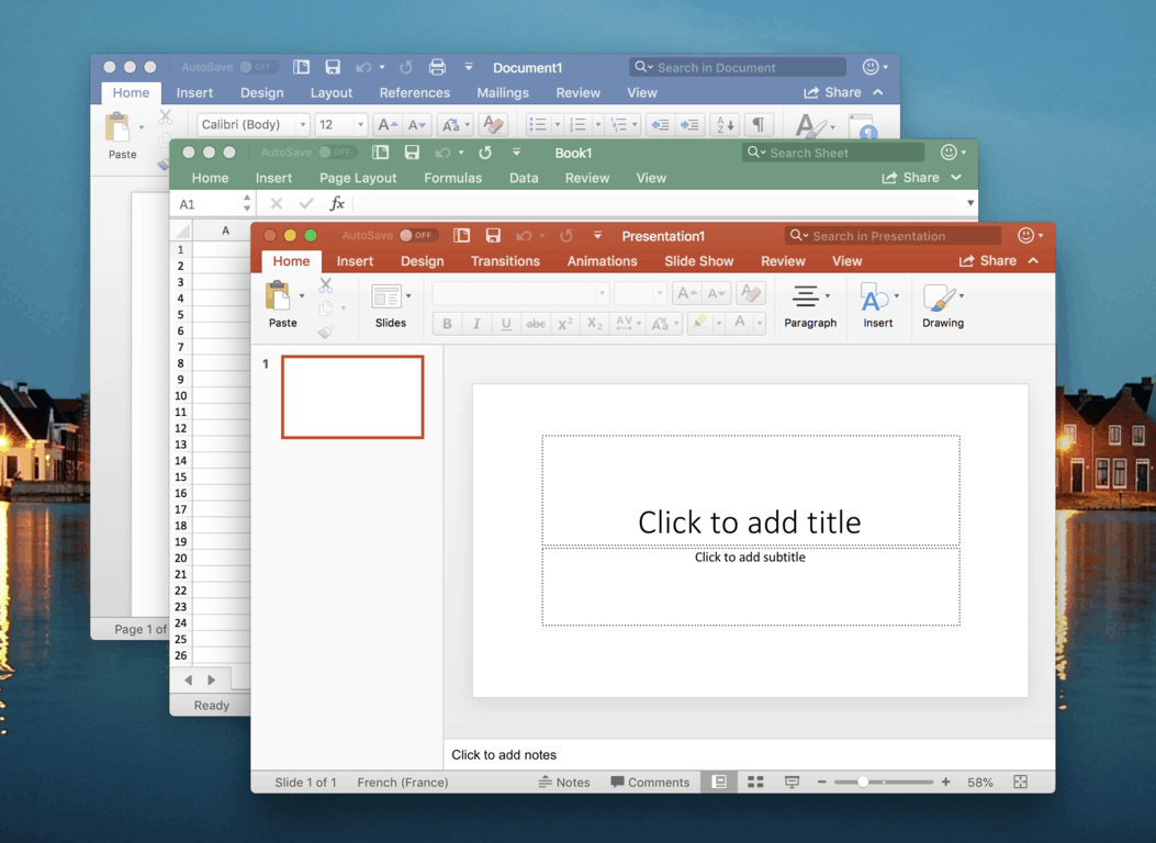 is office for mac included in office 365